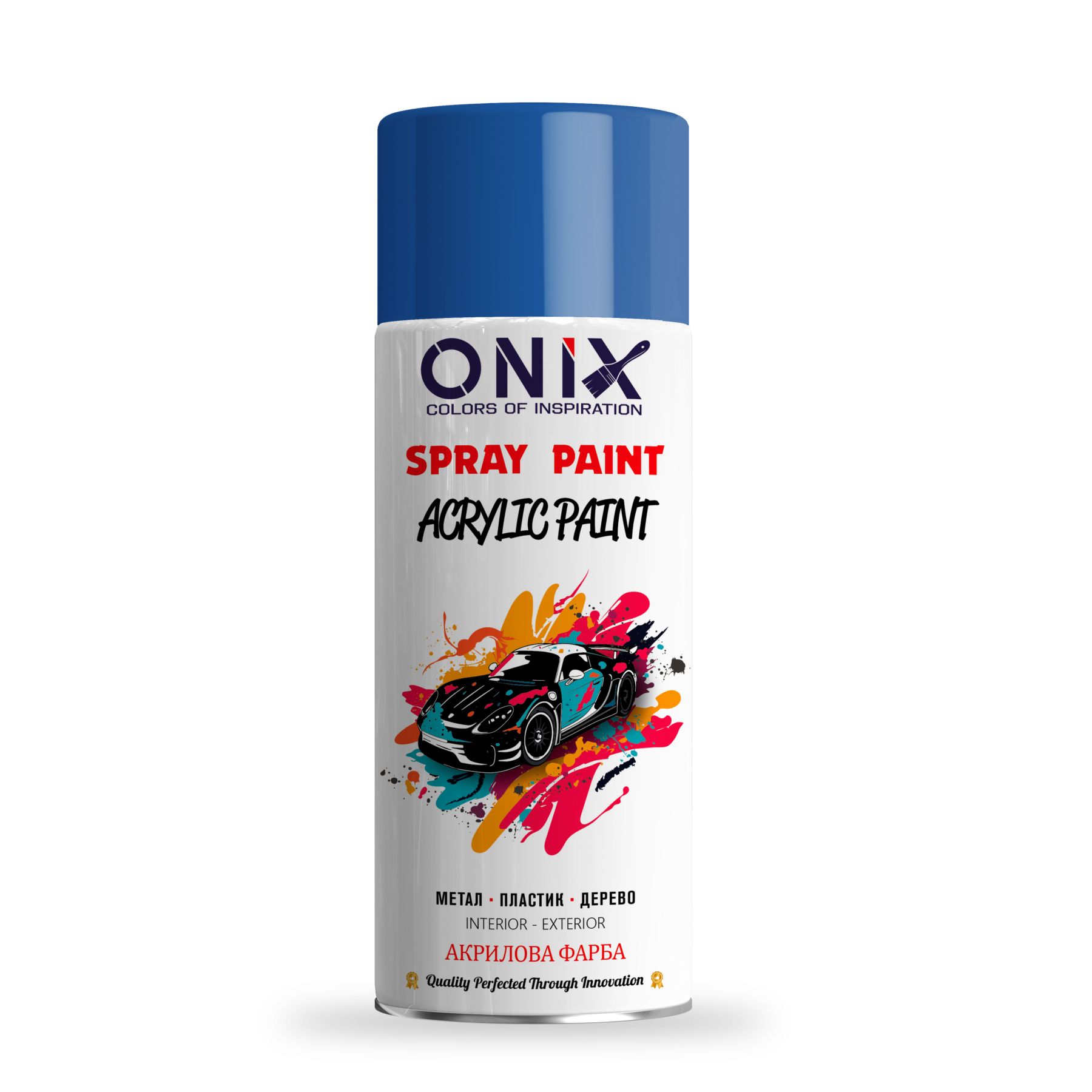 Фарба акрилова RAL 5017 Синя ONIX TRAFFIC BLUE 400 мл